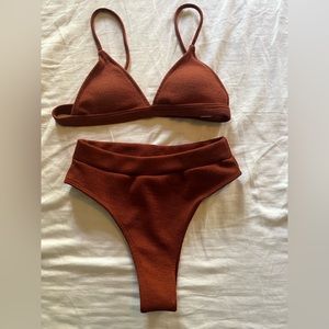 High Waisted Ribbed Bikini SOLD